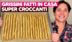 Grissini stirati: croccanti e facili da fare!