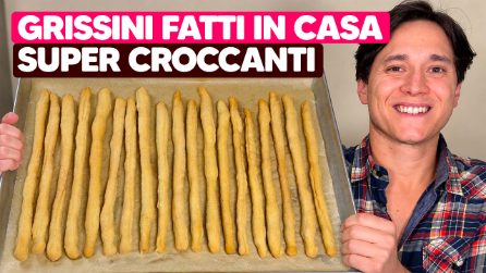 Grissini stirati: croccanti e facili da fare!