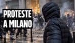 Scontri a Milano, uno dei ragazzi fermati: “In cella con 27 persone, al freddo e senza coperte”