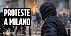 Scontri a Milano, uno dei ragazzi fermati: “In cella con 27 persone, al freddo e senza coperte”
