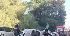 Auto si ribalta al Corso Vittorio Emanuele di Napoli, è la seconda in tre giorni