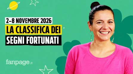 I segni più fortunati nell'oroscopo della settimana dal 2 all'8 novembre 2026, la classifica